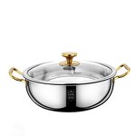 Soup Cooking Pot Factory - OEM/ODM 316 Stainless Steel Large 7L with Glass Cover Dishwasher