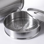 Steamer Pot Factory - OEM/ODM Top Quality 304 Stainless Steel Steamer Cheap Price