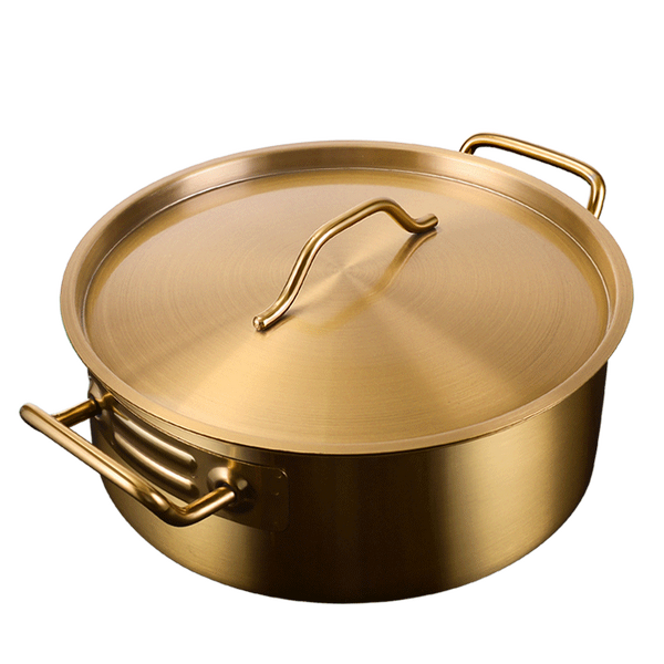 Hot Pot Manufacturer - OEM/ODM Gold/Silver Hot Pot Clear Soup Pot for Induction Gas