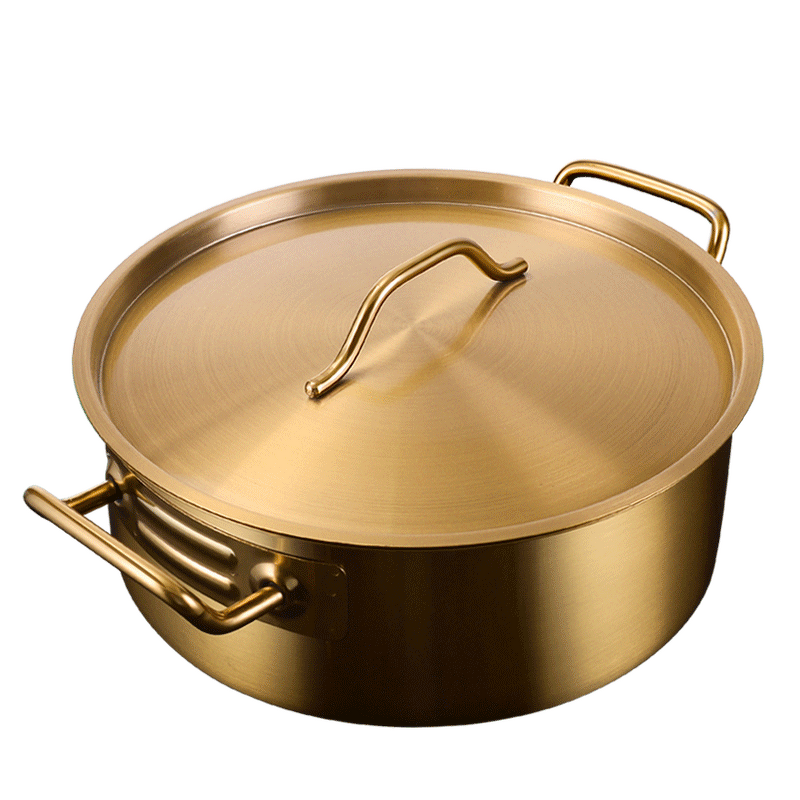Hot Pot Manufacturer - OEM/ODM Gold/Silver Hot Pot Clear Soup Pot for Induction Gas