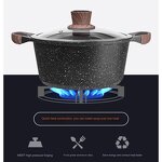 Cooking Pot Manufacturer - OEM/ODM Wholesale 20/24/28/32cm Marble Coated Non Stick Set