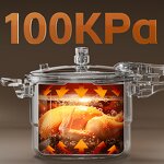 Pressure Cooker Factory - OEM/ODM 100KPA Induction Gas Compatible 316 Stainless Steel