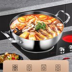 Hot Pot Manufacturer - OEM/ODM Pure Titanium Chinese Hot Pot 28/30cm Large Capacity