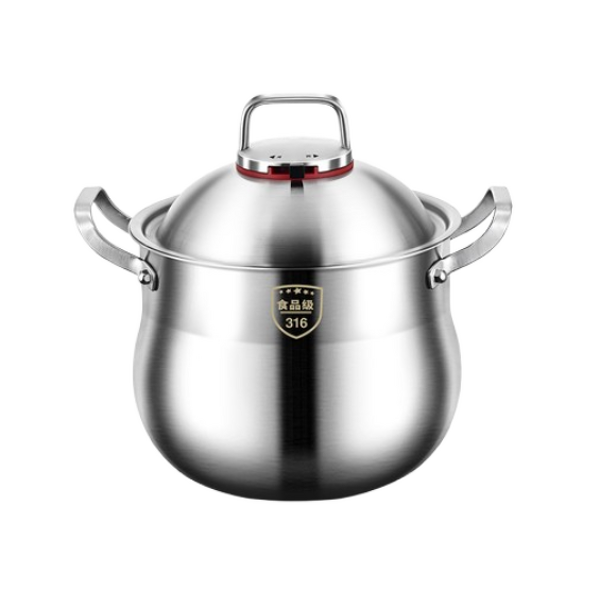 Stockpot Manufacturer - OEM/ODM Stainless Steel Deep High Capacity Household Soup Pot