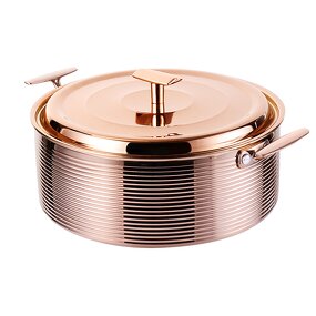 Hot Pot Factory - OEM/ODM Factory Selling 304 Stainless Steel Rose Golden Hotpot Pot