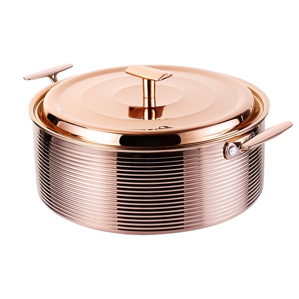 Hot Pot Factory - OEM/ODM Factory Selling 304 Stainless Steel Rose Golden Hotpot Pot