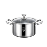 Stock Pot Factory - OEM/ODM Household 316 Stainless Steel Double Bottom Soup Pot