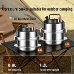 Pressure Cooker Manufacturer - OEM/ODM Mini 304 Stainless Steel Outdoor Camping Non-Stick