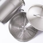 Steamer Pot Factory - OEM/ODM Top Quality 304 Stainless Steel Steamer Cheap Price
