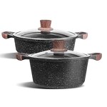 Soup Pot Manufacturer - OEM/ODM High Quality Aluminum Alloy Casserole Non Stick with Steamer
