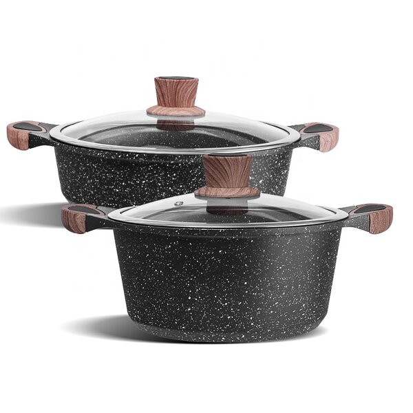Soup Pot Manufacturer - OEM/ODM High Quality Aluminum Alloy Casserole Non Stick with Steamer