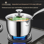 Snow Pan Manufacturer - OEM/ODM 316 Stainless Steel Non-stick Saucepan Depth Soup Pot