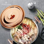 Hot Pot Factory - OEM/ODM Factory Selling 304 Stainless Steel Rose Golden Hotpot Pot