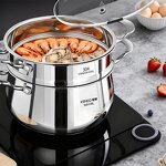 Soup Pot Factory - OEM/ODM Household Large Capacity Induction Cookware Non-stick Pot Set