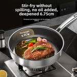 Frying Pan Manufacturer - OEM/ODM Customized Uncoated Titanium Non-Stick Cooking Pan