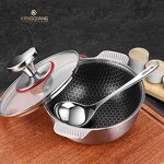 Serving Spoons Factory - OEM/ODM 316 Stainless Steel Soup Ladle Hot Pot Strainer