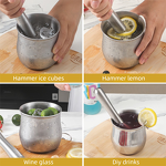 Kitchen Tools Set Manufacturer - OEM/ODM Stainless Steel Rounded Mortal Pestle Spices Grinder