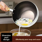 Frying Pan Manufacturer - OEM/ODM 316 Stainless Steel Frying Pan Wok with Glass Lid