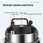 Pressure Cooker Manufacturer - OEM/ODM Mini 304 Stainless Steel Outdoor Camping Non-Stick