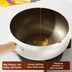 Frying Pan Manufacturer - OEM/ODM 316 Stainless Steel Frying Pan Wok with Glass Lid