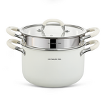 Cooking Pot Manufacturer - OEM/ODM 316 Stainless Steel Double Ear Sauce Pot for Induction