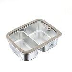 Lunch Box Manufacturer - OEM/ODM 316 Stainless Steel 1050ml 1600ml Portable Bento Tiffin
