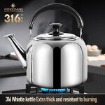 Water Kettle Manufacturer - OEM/ODM New Design Stainless Steel 3.0L Tea Whistling Kettle