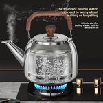 Water Kettle Manufacturer - OEM/ODM 316 Stainless Steel Wood Handle Whistling for Induction