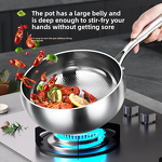 Cookware Set Manufacturer - OEM/ODM Titanium Hammer Pattern Non Stick Skillet