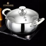 Soup Pot Manufacturer - OEM/ODM 4.5L 316 Stainless Steel Non-stick Cooking Pot Set