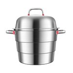 Kitchen Pot Manufacturer - OEM/ODM High Quality Stainless Steel Steamer Three-Layer with Lid