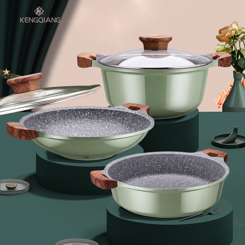Cookware Set Manufacturer - OEM/ODM Aluminium Maifanshi Non-Stick Soup Pot for Induction