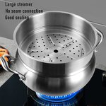 Food Steamer Manufacturer - OEM/ODM Factory Direct Stainless Steel Soup Pot for Household