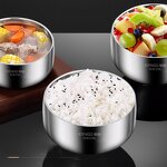 Stainless Steel Bowl Factory - OEM/ODM Custom 12/13cm Soup Rice Polished Eco-Friendly