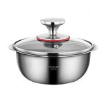 Hot Pot Manufacturer - OEM/ODM Two-flavor Hot Pot 316 Stainless Steel Mixing Bowl for Cooking