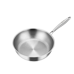 Frying Pan Factory - OEM/ODM 316 Stainless Steel Titanium Hammer Pattern Non Stick Skillet