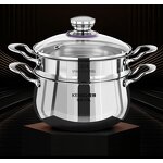 Soup Pot Factory - OEM/ODM Household Large Capacity Induction Cookware Non-stick Pot Set