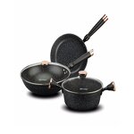 Cookware Set Manufacturer - OEM/ODM 3 Piece Maifanshi No Stick Pot Set