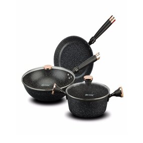 Cookware Set Manufacturer - OEM/ODM 3 Piece Maifanshi No Stick Pot Set