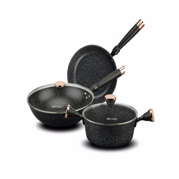 Cookware Set Manufacturer - OEM/ODM 3 Piece Maifanshi No Stick Pot Set