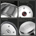 Pressure Cooker Factory - OEM/ODM High Quality 304 Stainless Steel 10 Quart