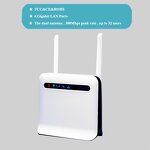 4G CPE Router Factory - OEM CP93 Mini 5200mah 300mbps External Antenna