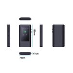 Outdoor 5G Modem Factory - OEM Esim Pocket WiFi AX1200 Type-C