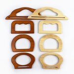 Wooden Bag Handles Manufacturer - OEM/ODM Multiple Shapes Sizes Natural Wood DIY
