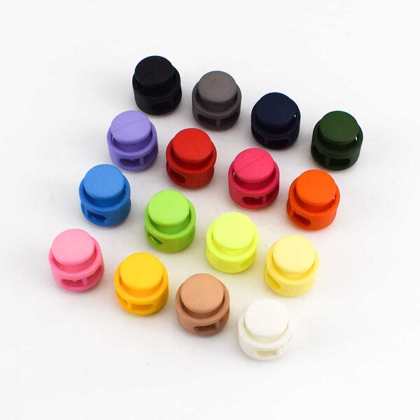 Hat Adjustment Clips Factory - OEM/ODM Elastic Rope Cord Lock Plastic Stopper 6mm