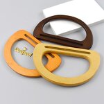 Wooden Bag Handle Factory - OEM/ODM D Ring Antiseptic Wood Handle for Handbag