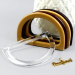 Bag Handles Manufacturer - OEM/ODM Round D-Ring Wood Plastic Purse Frame Hardware