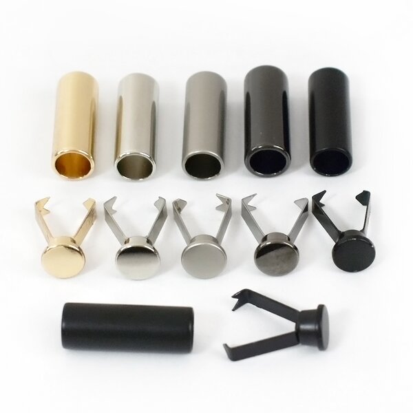 Garment Accessories Factory - OEM/ODM Zinc Alloy Rope Button Adjuster Removable Stopper