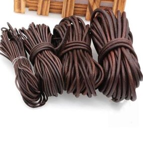 Leather Cord Factory - OEM/ODM DIY Braided Round Flat Rope Vintage Cowhide Cord