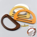 Wooden Bag Handle Factory - OEM/ODM D Ring Antiseptic Wood Handle for Handbag